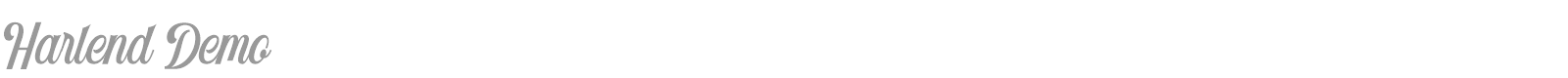 Harlend font preview